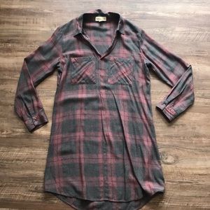 Flannel dress